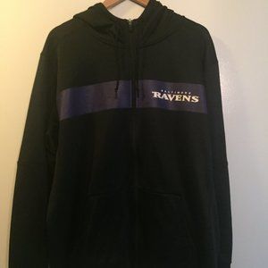 Baltimore Ravens Zip Up Hoodie XL